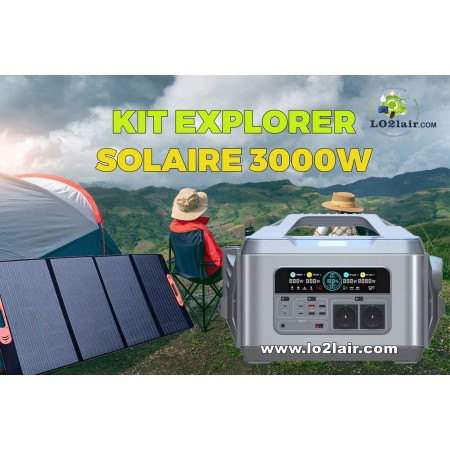 Kit batterie solaire portable Explorer 3000W